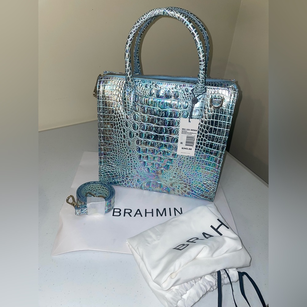 Brahmin Wonderland Caroline Melbourne Satchel NWT